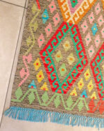 Tappeto di kilim vegetale